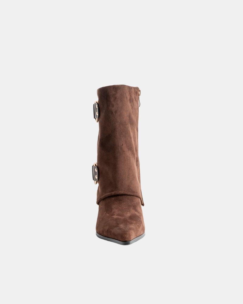 Botas Baixas Mulher RockAway Castanhas 84754