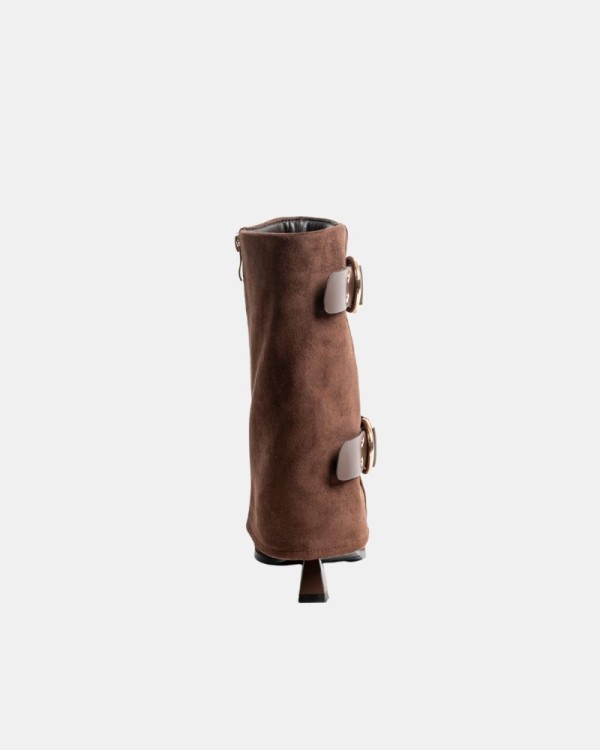 Botas Baixas Mulher RockAway Castanhas 84754