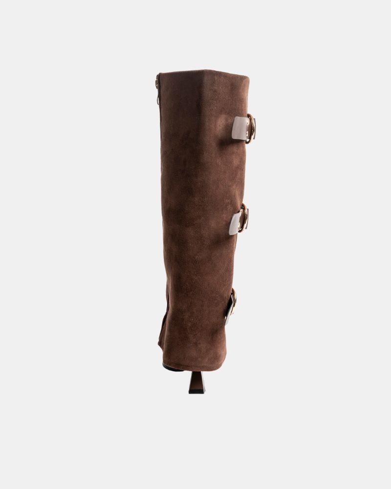 Botas Altas Mulher RockAway Castanhas 84755