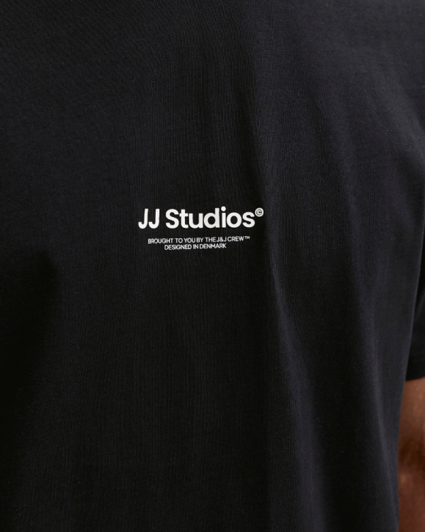 Camisetas de manga curta para homem JACK AND JONES Preto 12278787 SOHO
