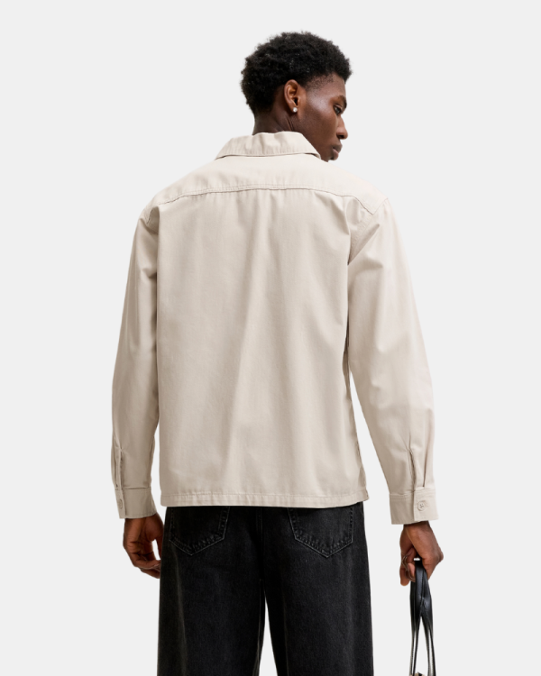 Camisas Manga larga Hombre JACK AND JONES Beige 12298582 ARCHIVE