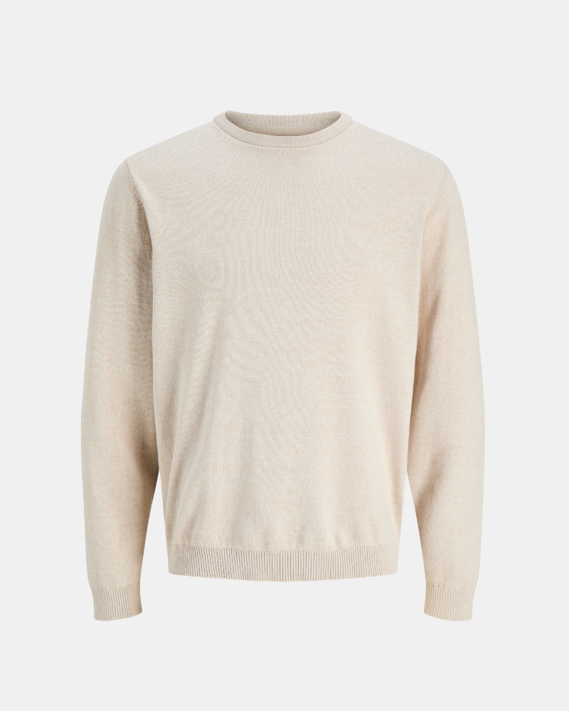Camisola de manga comprida Homem JACK AND JONES Bege 12137190 BASIC