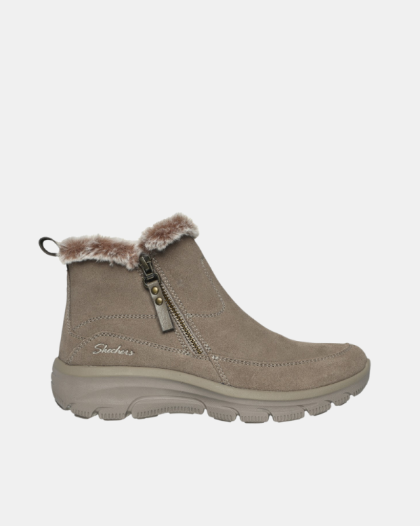 Botins com pelo baixos Mulher SKECHERS Bege 167862 AJUSTE RELAXADO