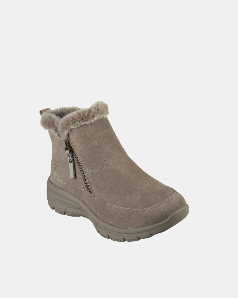 Botins com pelo baixos Mulher SKECHERS Bege 167862 AJUSTE RELAXADO