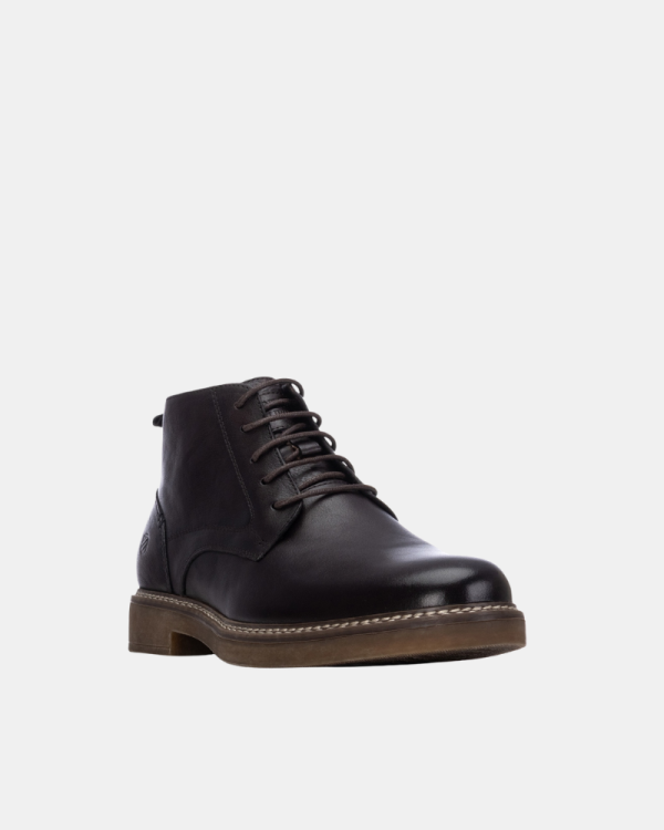Botins Chelsea Baixos Homem Castanho 164202