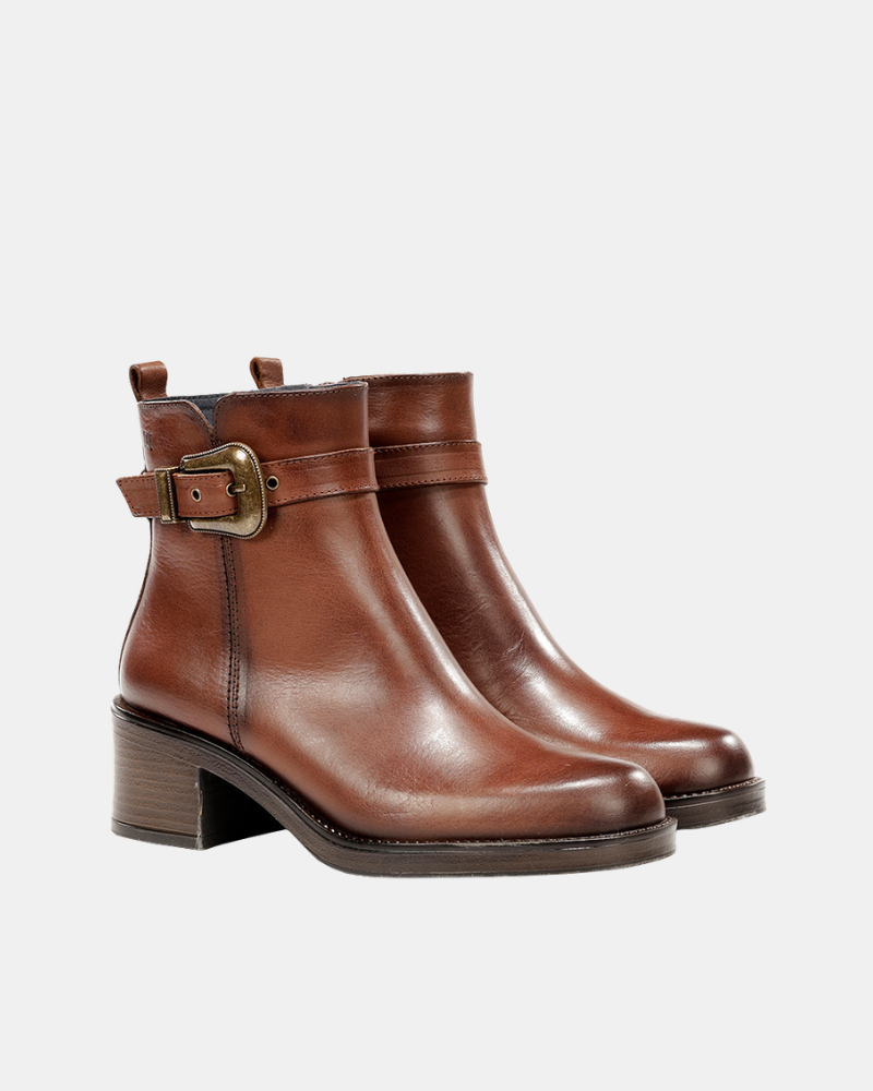 Botines Bajos Mujer DORKING Marrón D9801