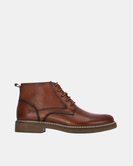 Botins Chelsea Baixos Homem Castanho 164202