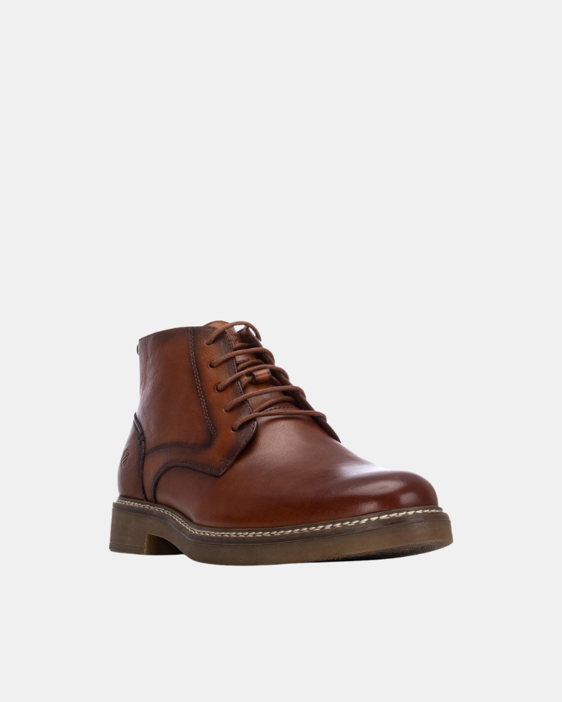 Botins Chelsea Baixos Homem Castanho 164202
