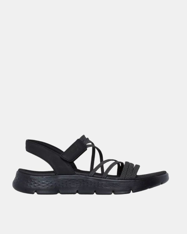 Sandalias Abiertas Mujer SKECHERS Negro 141473 GO WALK FLEX