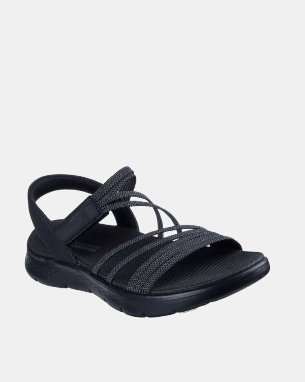 Sandalias Abiertas Mujer SKECHERS Negro 141473 GO WALK FLEX
