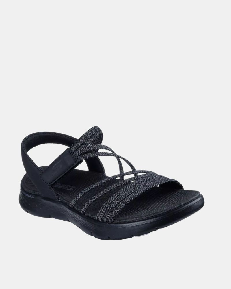 Sandalias Abiertas Mujer SKECHERS Negro 141473 GO WALK FLEX