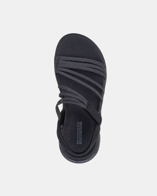 Sandalias Abiertas Mujer SKECHERS Negro 141473 GO WALK FLEX