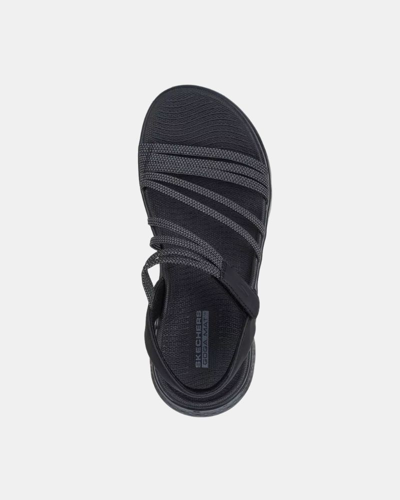 Sandalias Abiertas Mujer SKECHERS Negro 141473 GO WALK FLEX