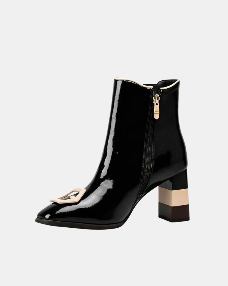 Botins Baixos Mulher RockAway Preto 85011
