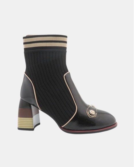 Botins Baixos Mulher RockAway Preto 84683