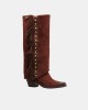 Botas Altas Cowboy Mulher RockAway Castanhas 85075
