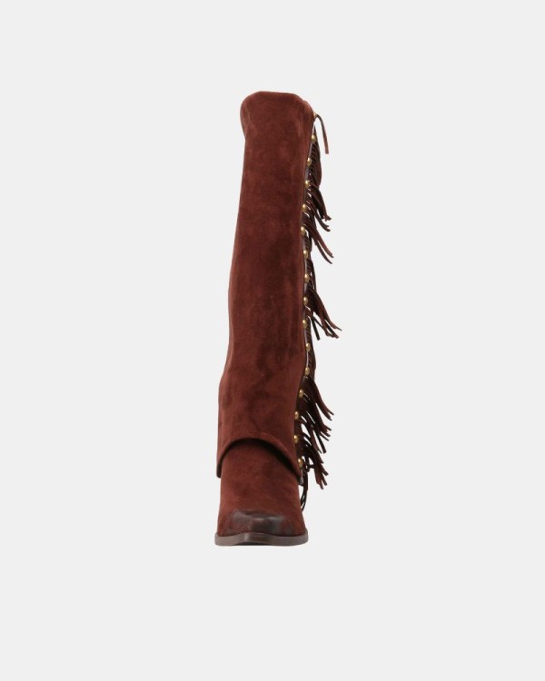 Botas Altas Cowboy Mulher RockAway Castanhas 85075