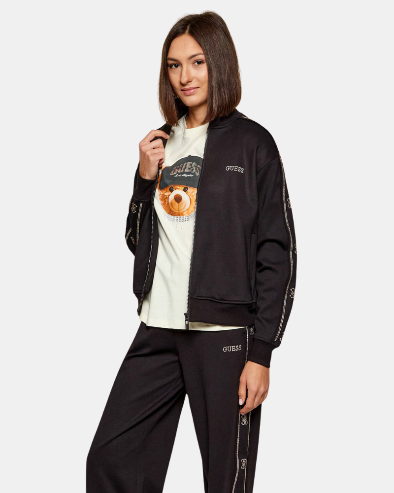 Sweatshirts Manga comprida Mulher GUESS Preto V5BQ15 KCX22
