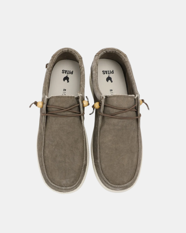 Zapatillas Hombre Walkin Pitas Taupe WP150 WALABI WASHED