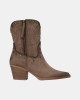 Botines Cowboy Bajos Mujer XTI Taupe 146507