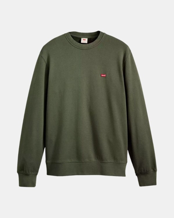 Camisola sem capuz Homem LEVIS Verde 000GZ 0010 ORIGINAL HM CREW