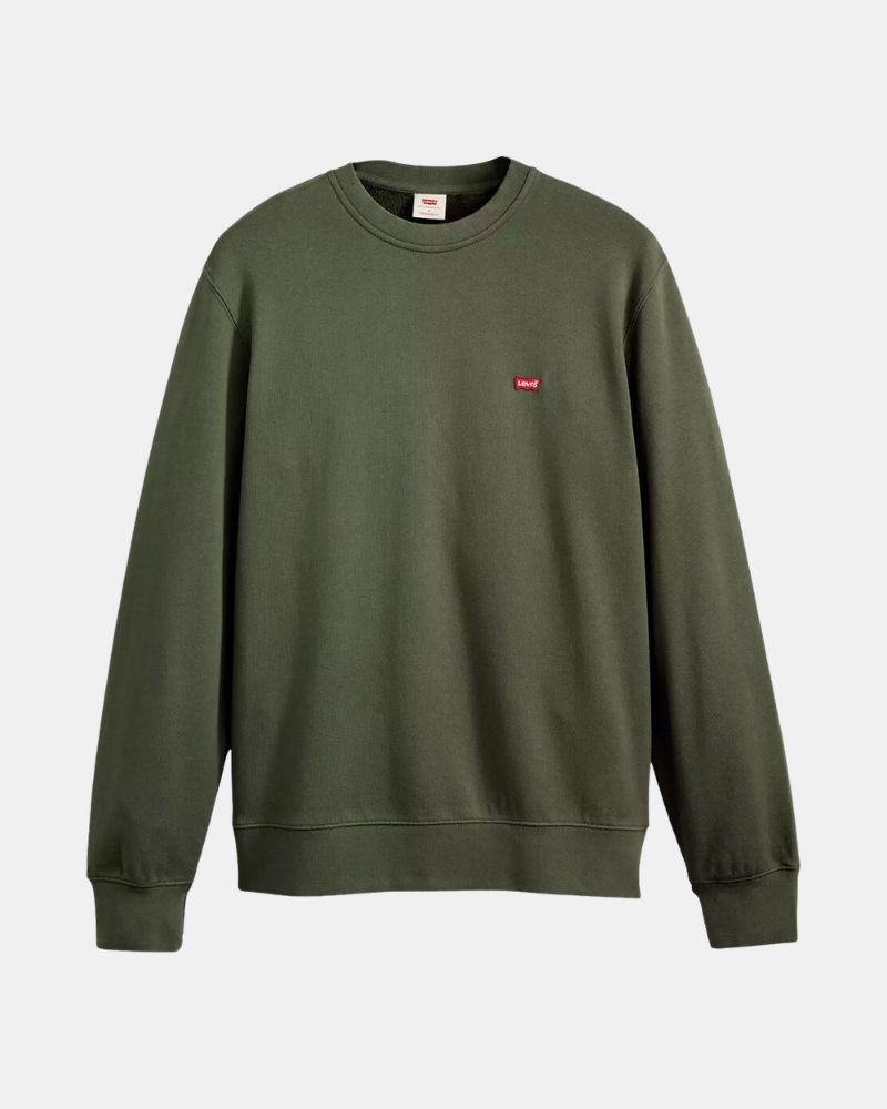 Camisola sem capuz Homem LEVIS Verde 000GZ 0010 ORIGINAL HM CREW