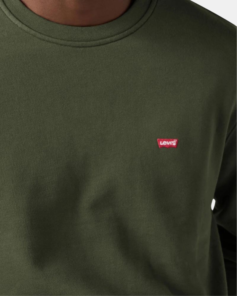 Camisola sem capuz Homem LEVIS Verde 000GZ 0010 ORIGINAL HM CREW