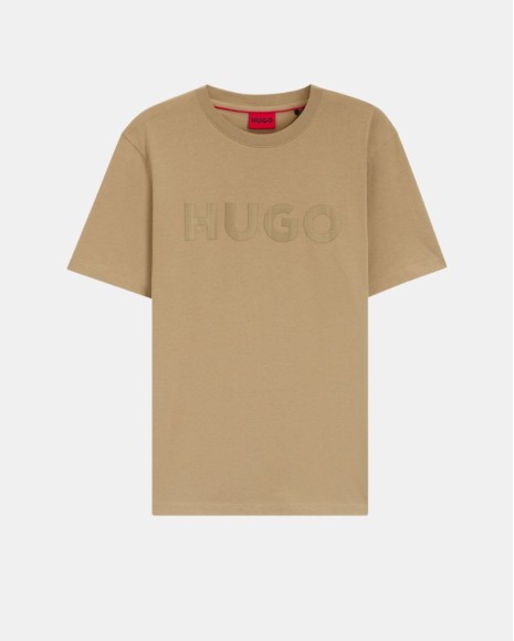 Camisetas Manga corta Hombre HUGO Beige 50564790 DULIVIO