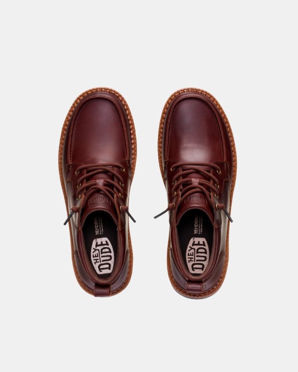 Botines Bajos Hombre HEY DUDE Marrón 45878 FLINT BOOT