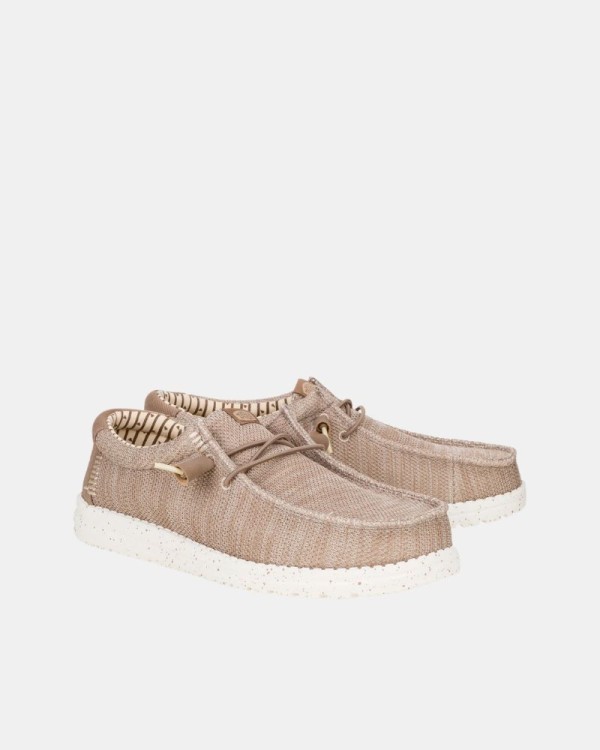 Zapatillas Bajas Hombre HEY DUDE Beige 41894 WALLY CLASSIC