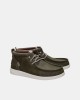 Botins Baixos Homem HEY DUDE Verde 42051 WALLY MID CLASSIC