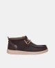 Botins baixos para homem HEY DUDE castanho 42051 WALLY MID CLASSIC