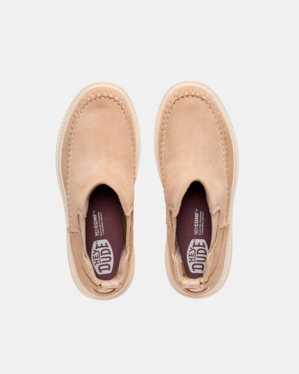 Botas Baixas Mulher HEY DUDE Taupe 45880 SIENNA CHELSEA