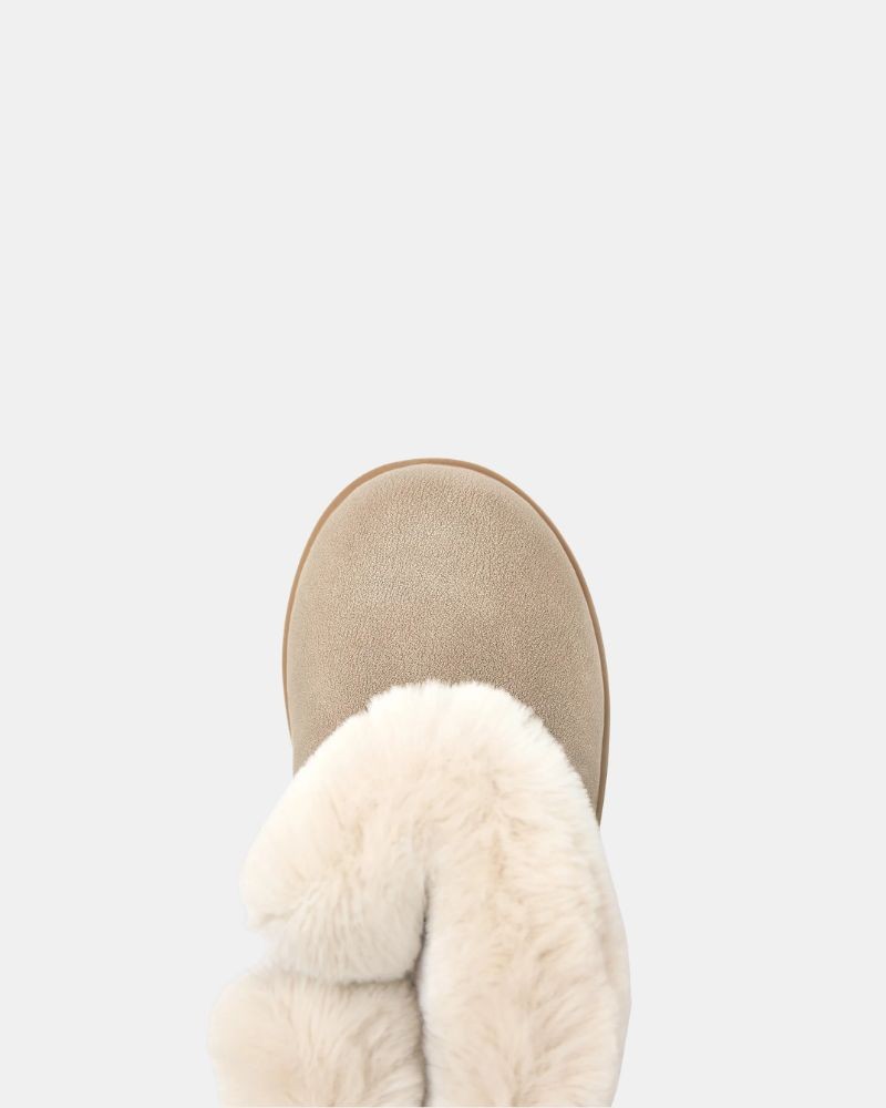 Botines De pelo Bajos Australianas Infantil Conguitos Beige OSSH 156 008