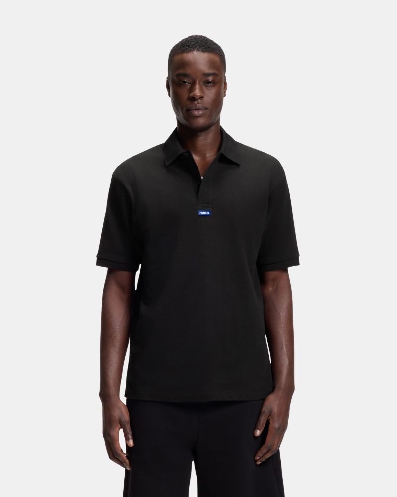 Camisetas Manga curta Polos Homem HUGO Preto 50564309 NOLITOS