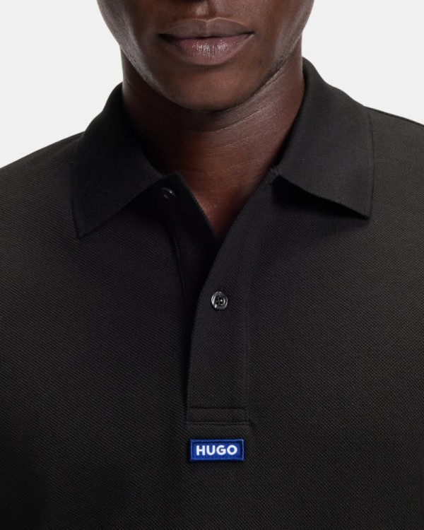 Camisetas Manga curta Polos Homem HUGO Preto 50564309 NOLITOS