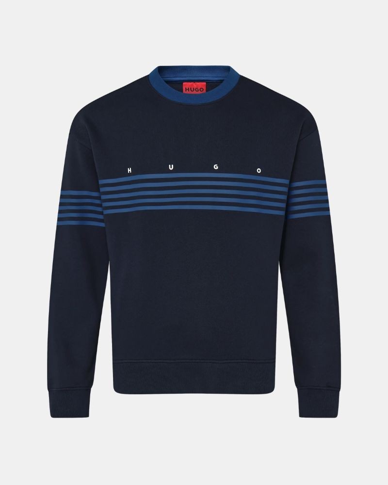 Sweatshirts sem capuz Homem HUGO Azul 50563807 DEMSO