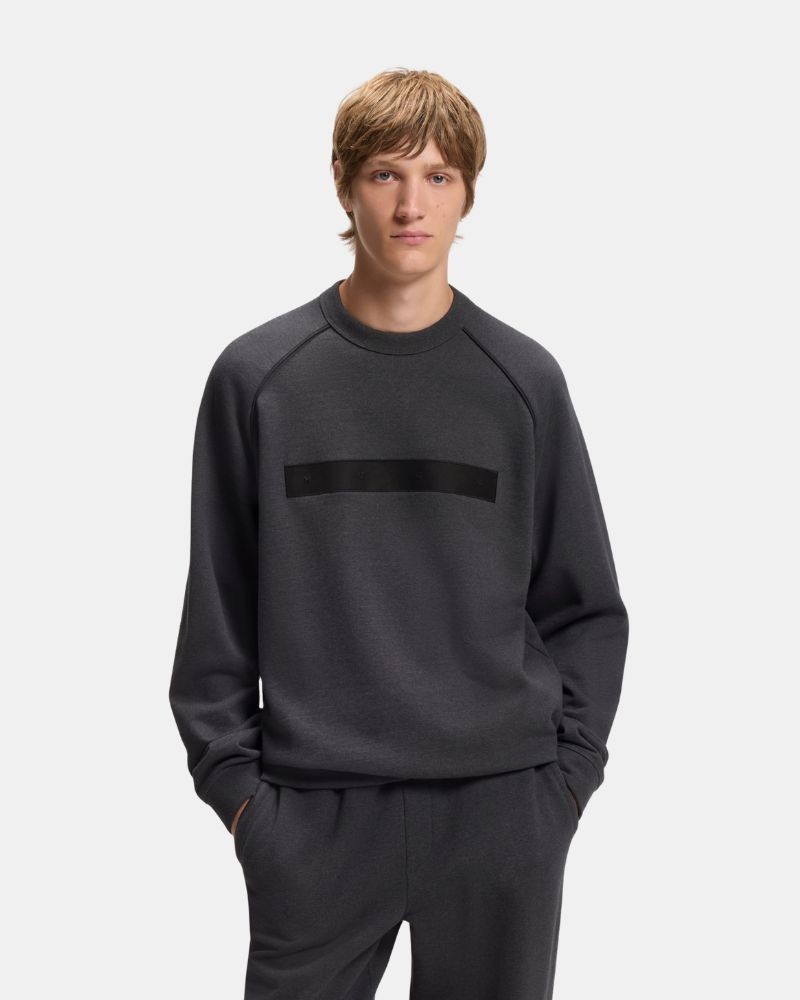 Sweatshirts sem capuz Homem HUGO Cinzento 50563104 DALIM