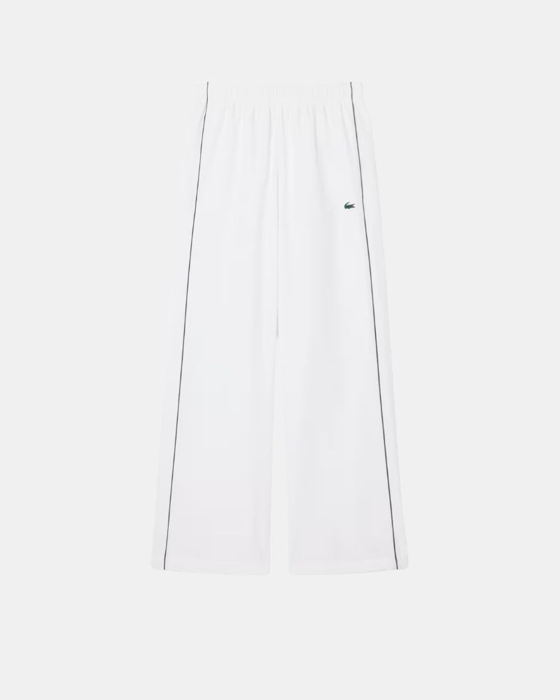 Pantalones Largos Chándal Mujer LACOSTE Blanco XF6619