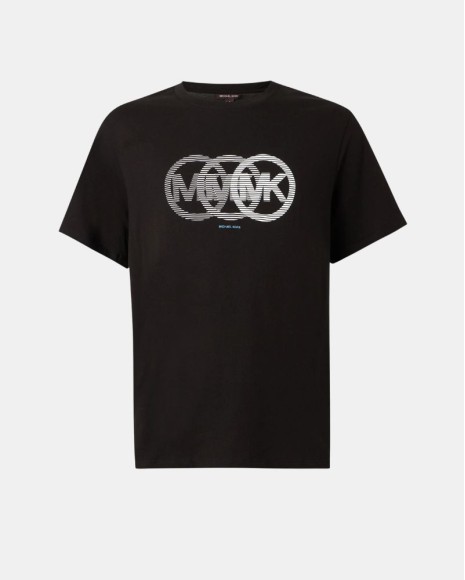 Camisetas Manga corta Hombre MICHAEL KORS Negro CT6531IFV4 SPLIT VICTORY LOGO