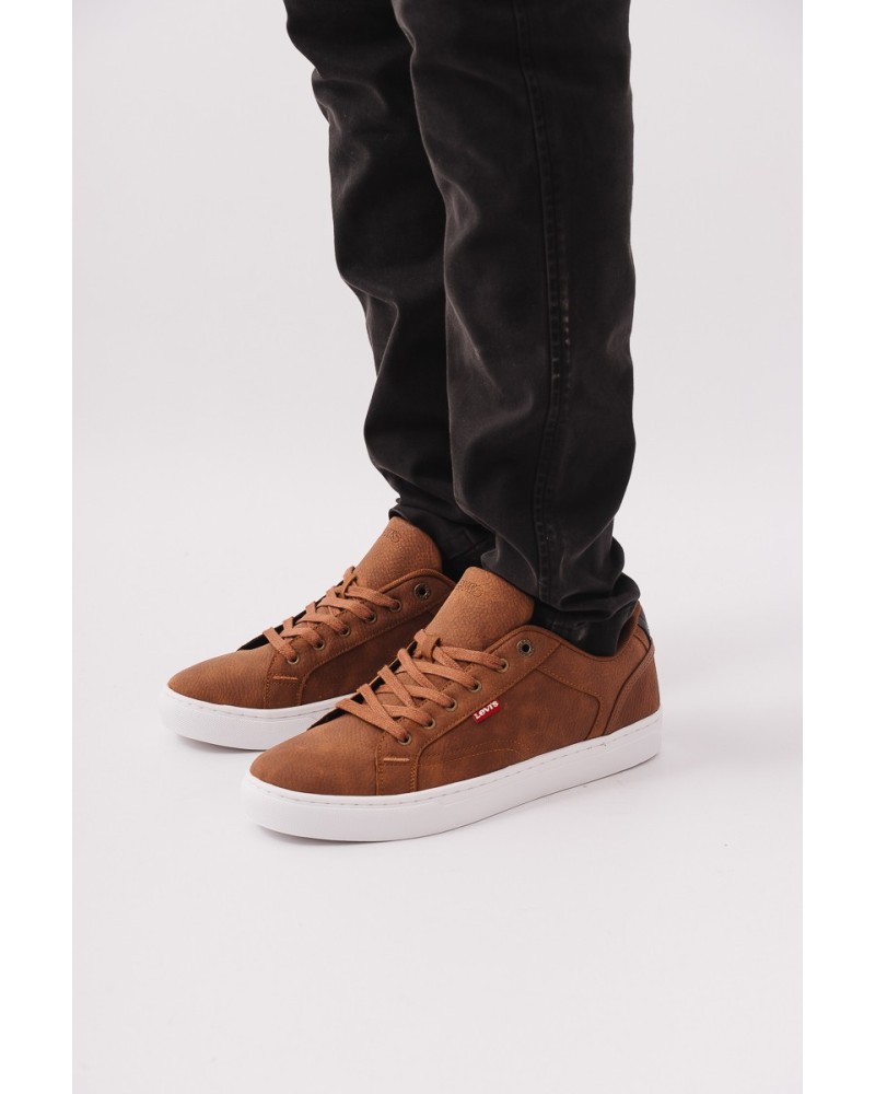 LEVIS 232805 EU 794 COURTRIGHT  Sapatilhas Baixas Homem Castanho