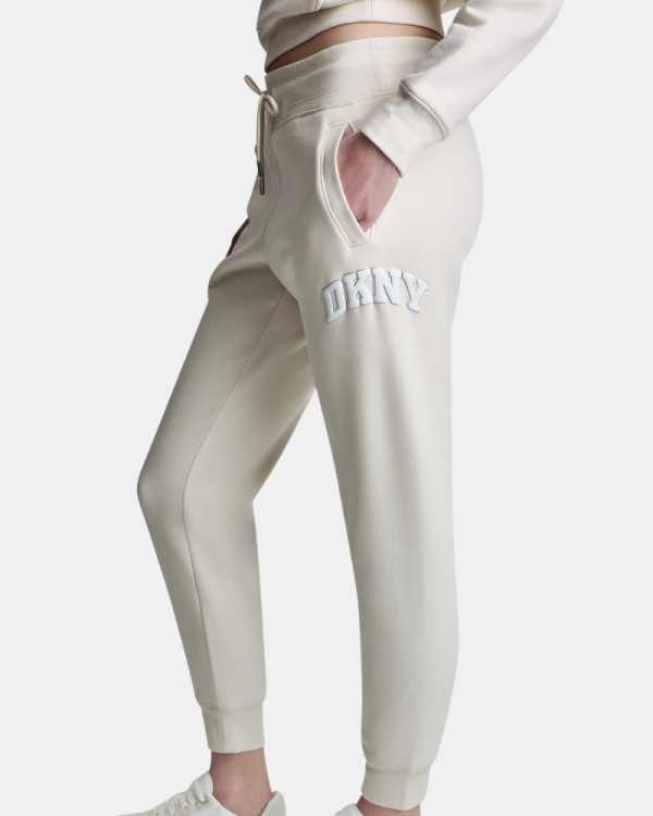 Pantalones Chándal Mujer DKNY Beige DP6P3896