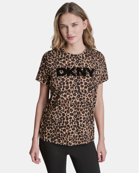 Camisetas Manga corta Mujer DKNY Animal Print DP6T1756