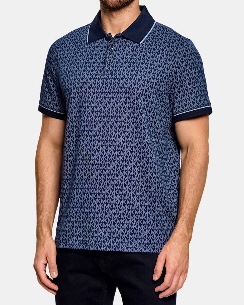 Camisetas Polos Hombre MICHAEL KORS Azul CS650V848T MK SIG GRAMERCY