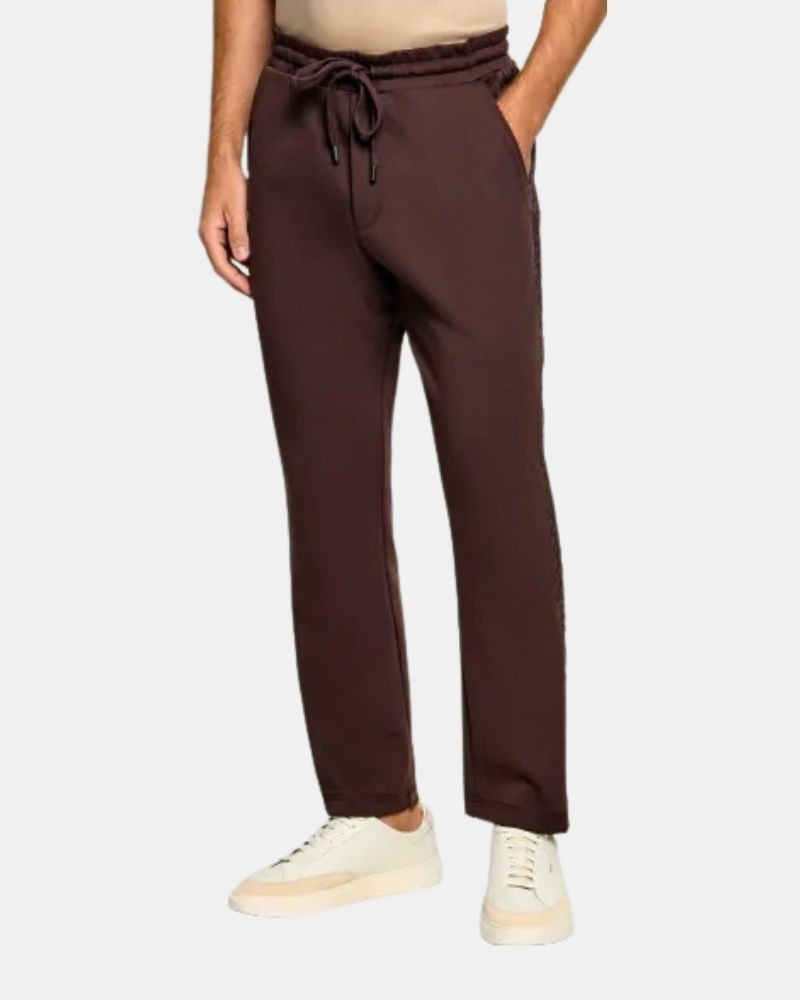 Calças de treino compridas para homem MICHAEL KORS castanhas CF552Q65MF SIG PANT