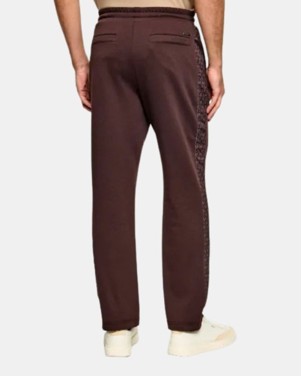 Calças de treino compridas para homem MICHAEL KORS castanhas CF552Q65MF SIG PANT