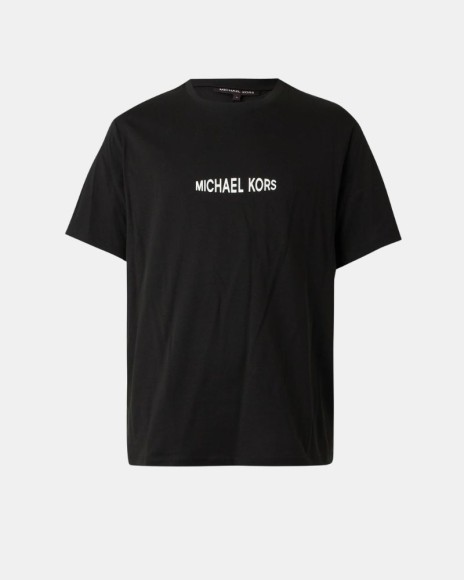 Camisetas Manga corta Hombre MICHAEL KORS Negro CF6535WFV4 STACK GRT