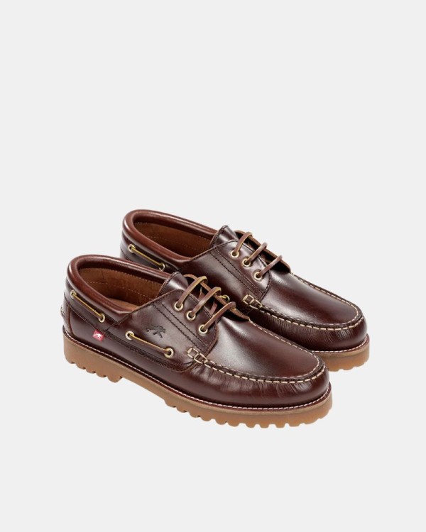 Zapatos Mocasines Hombre FLUCHOS Marrón F0054