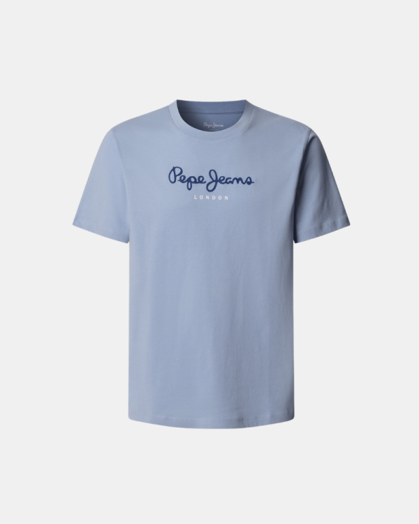 Camisetas de manga curta para homem PEPE JEANS Azul PM5010178 EGGO N