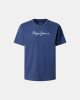Camisetas de manga curta para homem PEPE JEANS Azul PM5010178 EGGO N